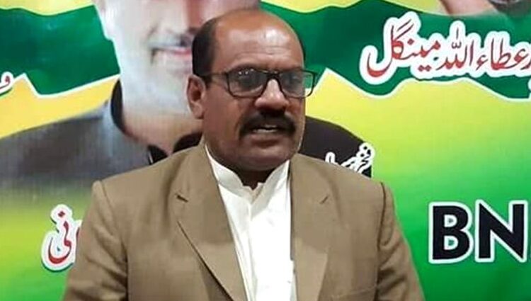 بلوچ رہنماوں کیخلاف ناجائز درج ایف آئی آر کو واپس لیا جائے، محی الدین لہڑی