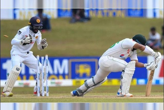 سری لنکا کے ہدف کے تعاقب میں پاکستان کی بیٹنگ لائن لڑکھڑا گئی