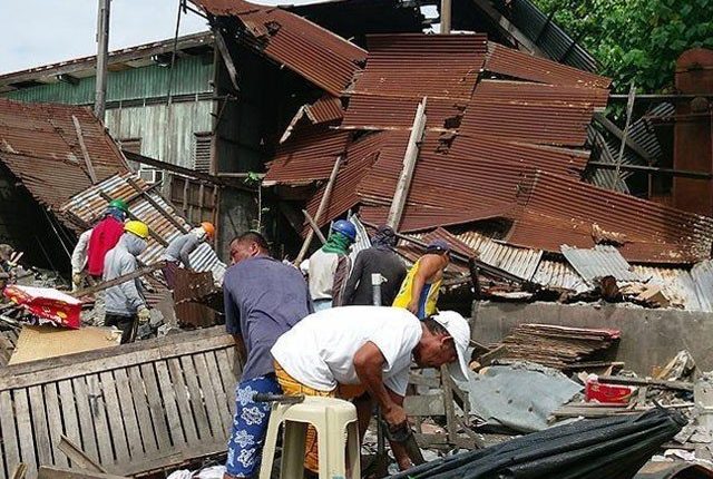 فلپائن میں 7.1 شدت کا زلزلہ، 4 افراد ہلاک اور 60 زخمی