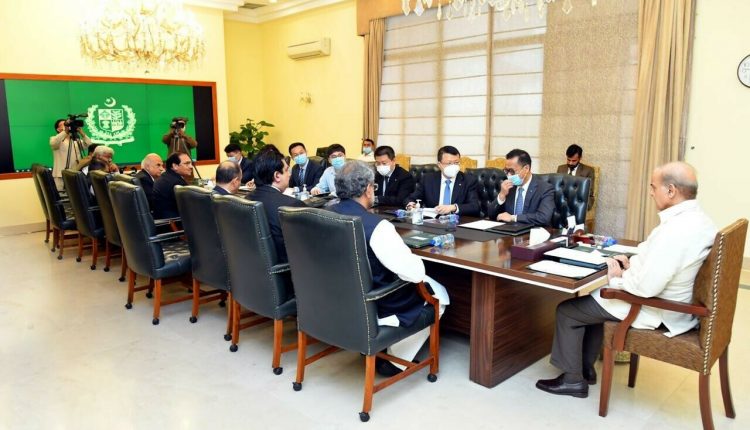 وزیراعظم شہباز شریف سے چینی وفد کی ملاقات