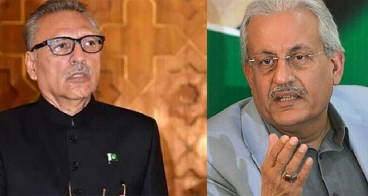 عارف علوی بطورسپریم کمانڈرفرائض انجام دینےسےقاصرہیں،رضاربانی