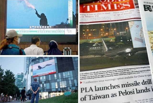 نینسی پلوسی کے دورہ تائیوان پر کشیدگی، چین کی فوجی مشقوں کے دوران میزائل باری