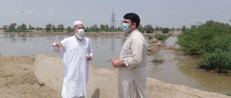 ڈپٹی کمشنر کا حالیہ بارشوں سے متاثرہ علاقوں کا دورہ،نقصانات کا جائزہ لیا