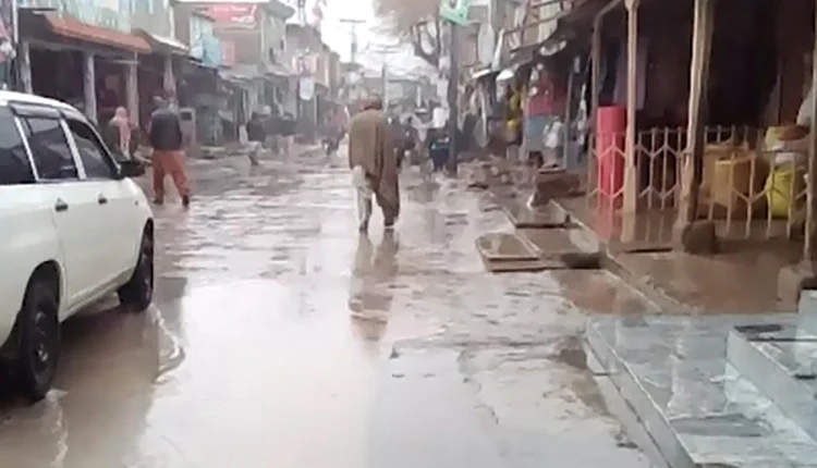 بلو چستان کے مختلف علا قوں میںبارش کا سلسلہ جا ری