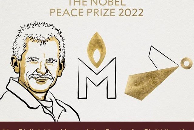 امن کا نوبل انعام بیلاروس کے ایکٹوسٹ کیساتھ روس اور یوکرین کی تنظیموں کے نام