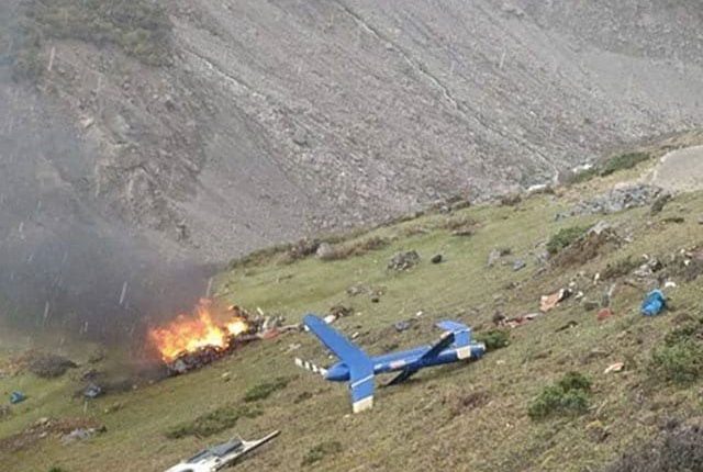 بھارت میں ہیلی کاپٹر گرکرتباہ، پائلٹ سمیت 6 افراد ہلاک