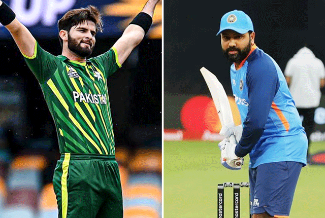 شاہین آفریدی بھارتی کپتان روہت شرما کے اعصاب پر سوار ہوگئے
