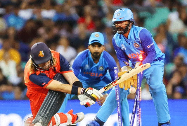 ٹی20 ورلڈکپ؛ بھارت نے نیدر لینڈز کو باآسانی 56 رنز سے ہرادیا