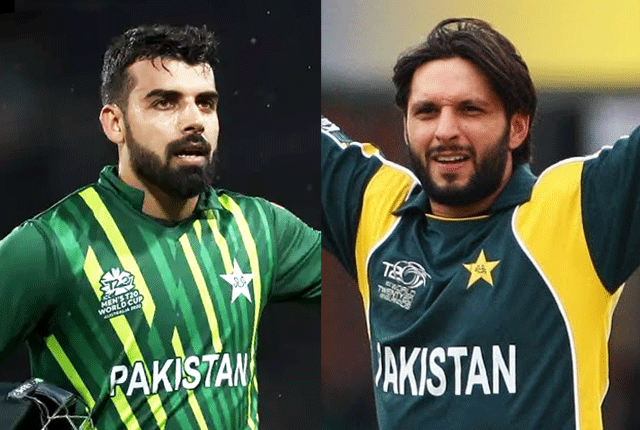 شاداب سابق کپتان شاہد آفریدی کا اعزاز چھیننے کے قریب