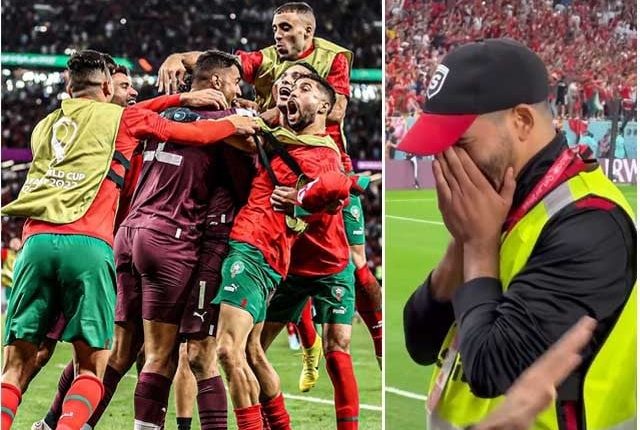 مراکشی سکیورٹی گارڈ میچ میں ٹیم کی جیت کیلئے دعائیں مانگتا رہا، ویڈیو وائرل