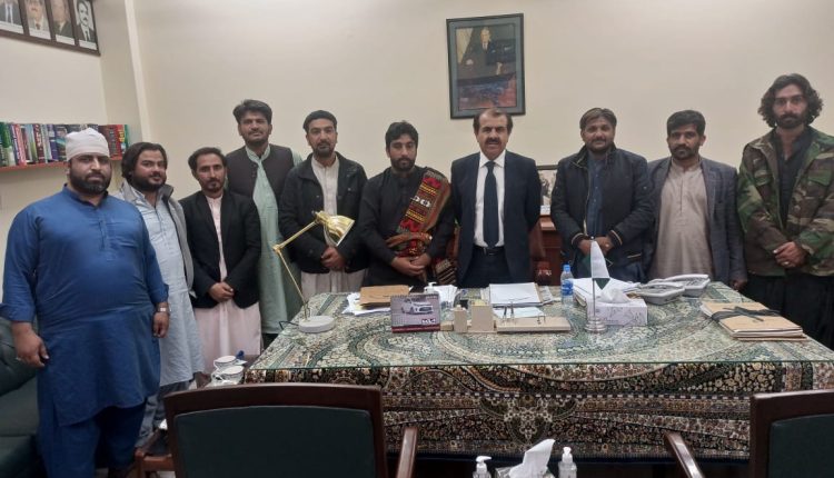 لواحقین گرینڈ الائینس کے وفد کا پی جی ساجد ترین ایڈووکیٹ سے ملاقات