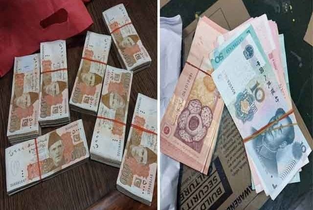 ملکی و غیر ملکی کرنسی اسمگل کرنے کی کوشش ناکام، چینی مسافر گرفتار