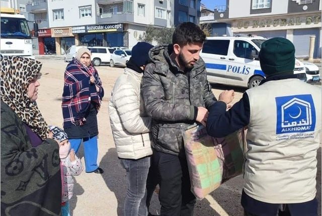 الخدمت کی ترکیہ اور شام کے زلزلہ زدہ علاقوں میں امدادی سرگرمیاں جاری