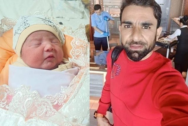 قومی کرکٹر افتخار احمد کے ہاں بیٹی کی پیدائش
