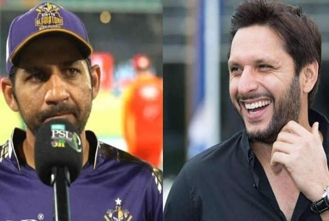 سرفراز کو کوئٹہ گلیڈی ایٹرز کی کپتانی سے ہٹانے کا مشورہ دیا تھا ، شاہد آفریدی